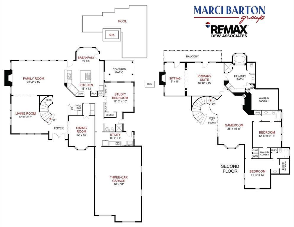 7501 Sweetgum Drive, Irving, TX 75063 Floor plan