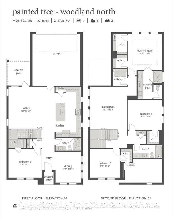 4629 Pointer Court, McKinney, TX 75071 With an outstanding main floor featuring open concept design plus guest bed & bath, our Montclair plan offers something for everyone in the family!