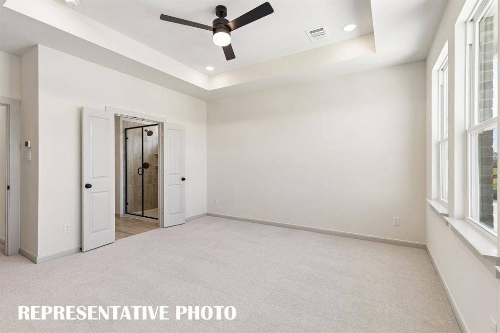 4629 Pointer Court, McKinney, TX 75071 This peaceful and relaxing owner's suite was designed for rest and relaxation. REPRESENTATIVE PHOTO