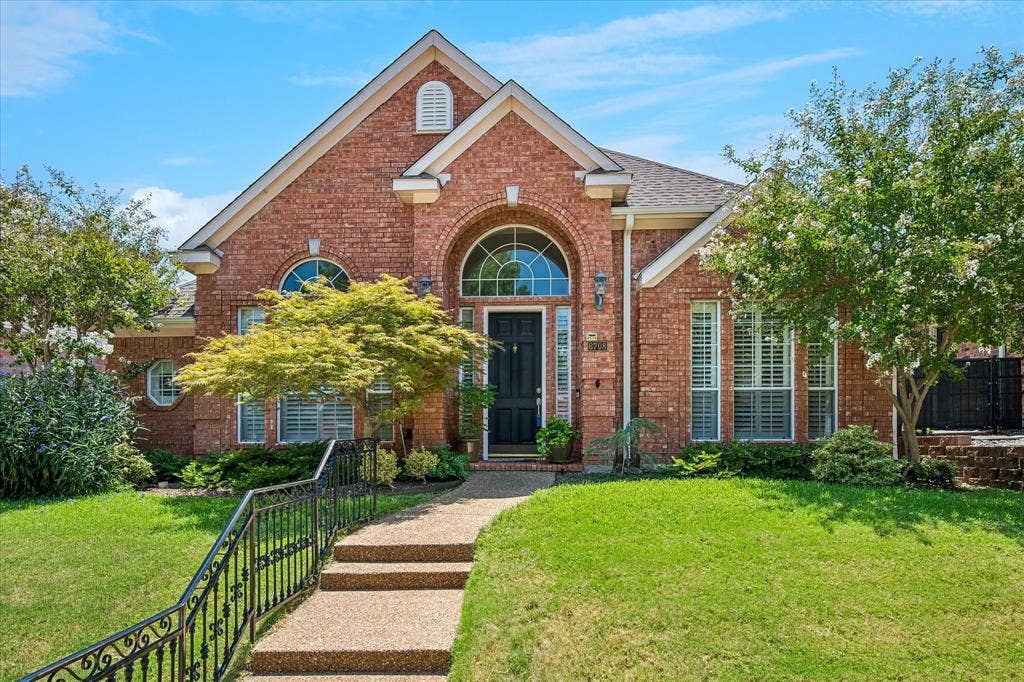 6708 Myrtle Beach Drive, Plano, TX 75093 Lovely drive-up appeal with Japanese Maple, Crepe Myrtle, etc.