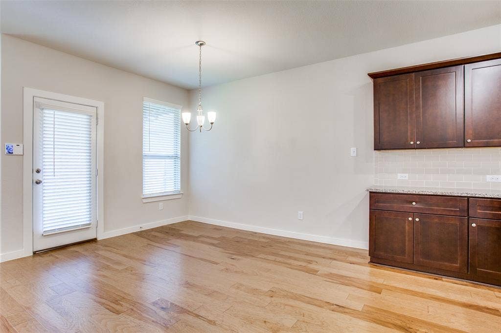 1432 Monarch Trail, Northlake, TX 76226 Dining area with door to the covered patio