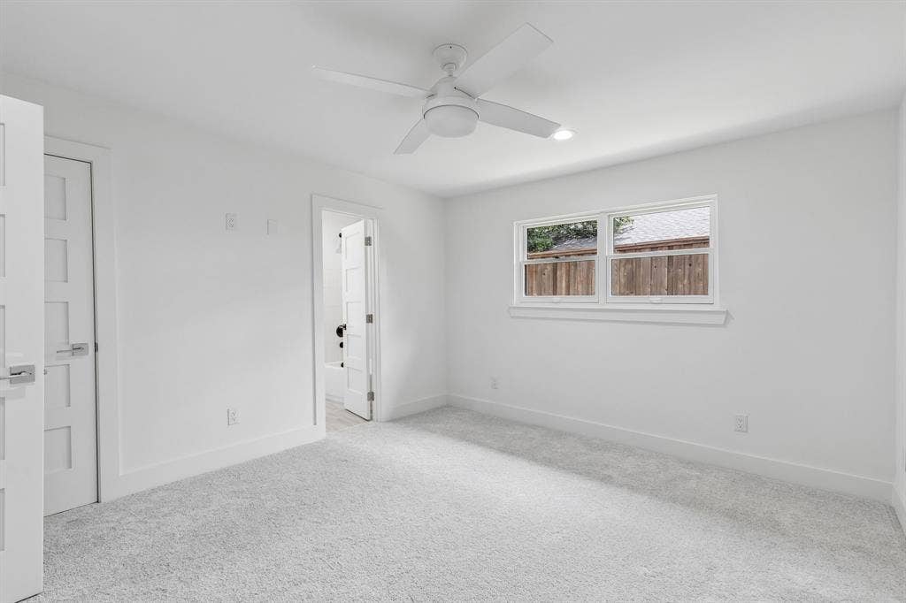 7124 Meadow Road, Dallas, TX 75230 Nicely sized secondary bedroom with en suite jack and jill bath and walk in closet