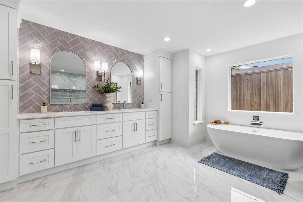 7124 Meadow Road, Dallas, TX 75230 Dual sink vanity