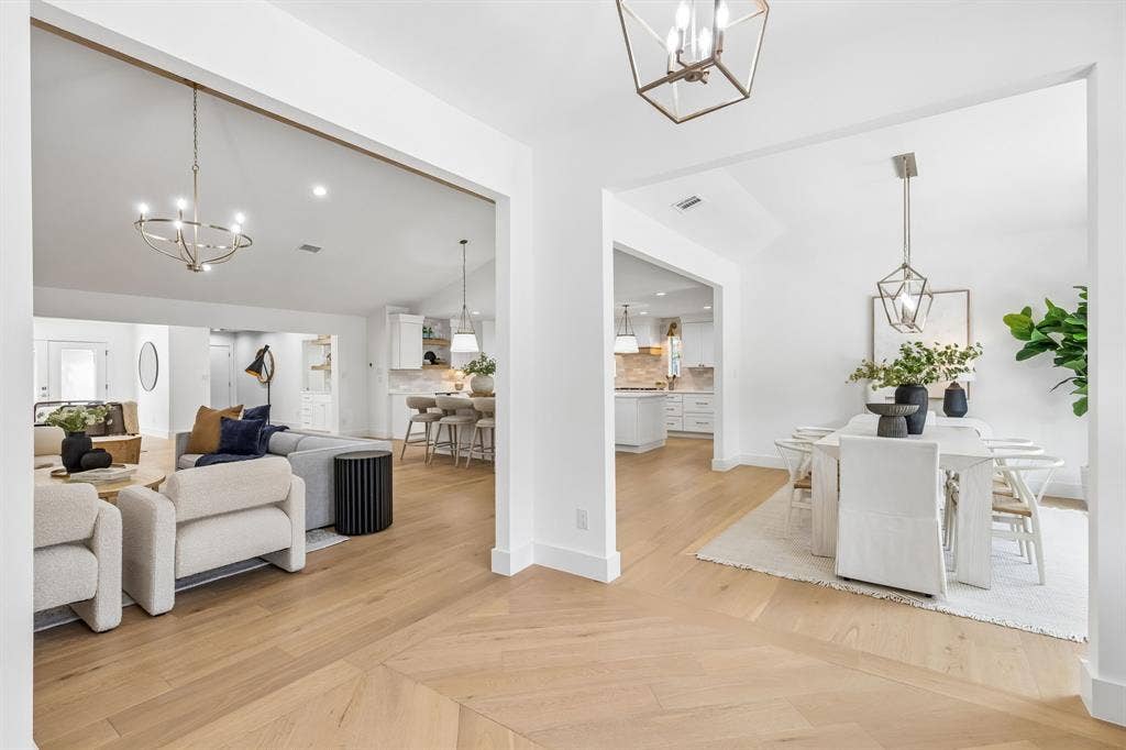 7124 Meadow Road, Dallas, TX 75230 Stunning view from the foyer.