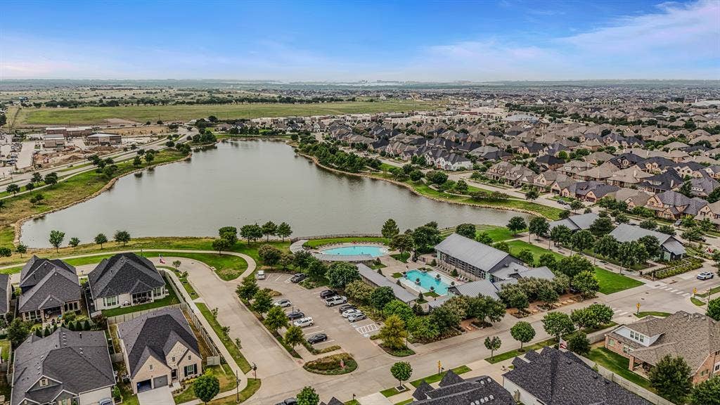 Aerial view of the community of 1005 4th St, Argyle, TX in Harvest in Denton County, Texas