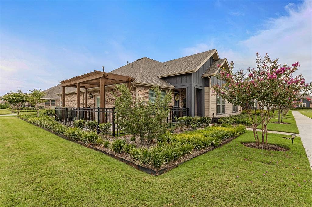 Corner Lot View of 1005 4th St, Argyle, TX in Harvest in Denton County, Texas