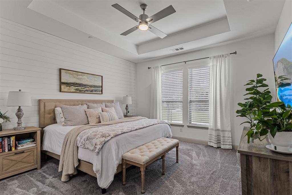 Spacious primary bedroom of 1005 4th St, Argyle, TX in Harvest in Denton County, Texas