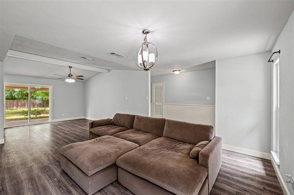 1005 Keller Avenue, Benbrook, TX 76126 Check out those sliding doors giving lots of natural light!