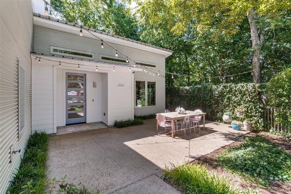 8820 Eustis Avenue, Dallas, TX 75218 Great patio for morning coffees and people watching