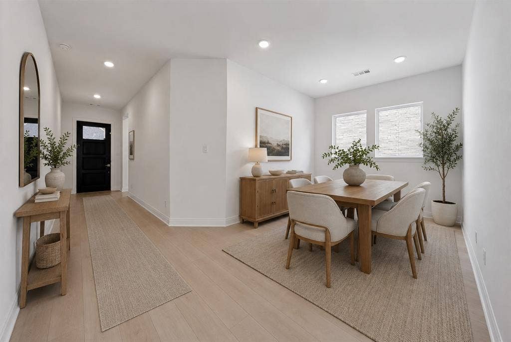 Dining option Virtual Staging