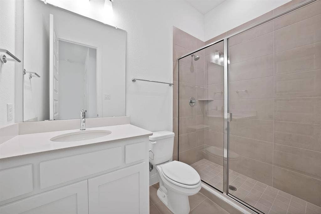 Bed with private bath