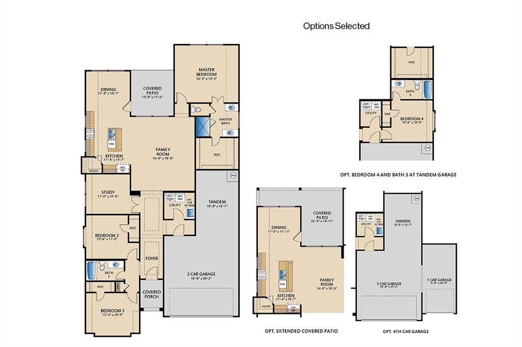 3805 Maize Avenue, Heartland, TX 75114 3805 Maize Avenue - Coppell Floor Plan