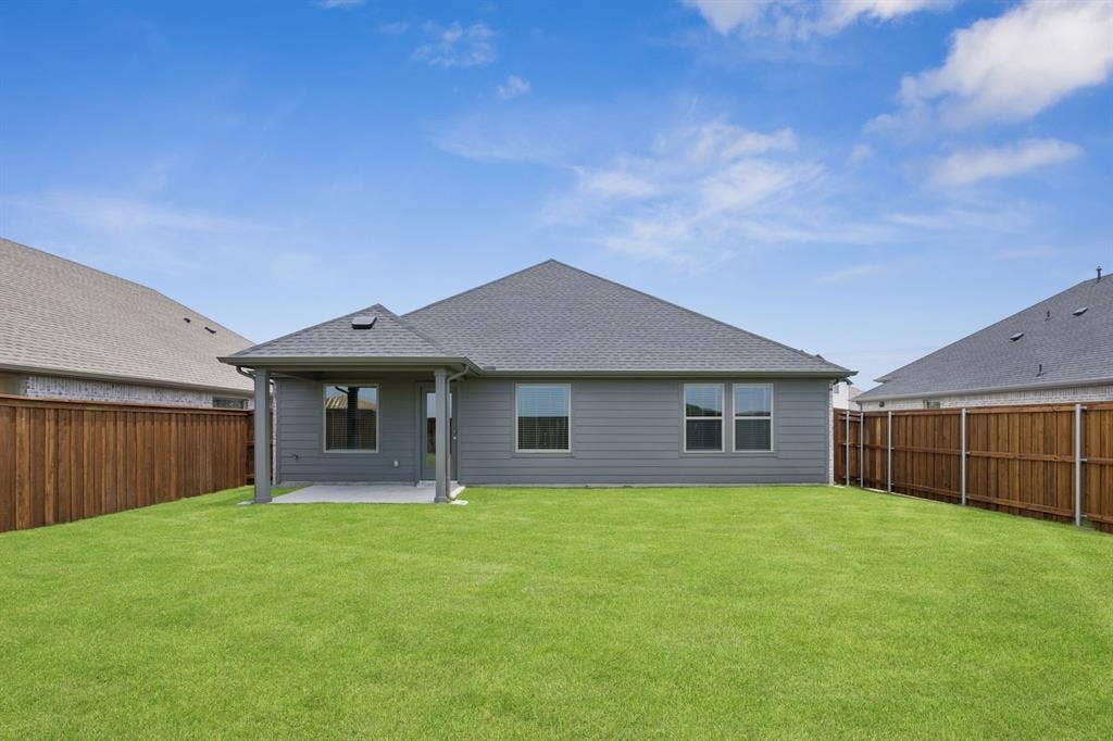 4211 Waco Drive, Farmersville, TX 75442 Patio in the Hadley home plan by Trophy Signature Homes – REPRESENTATIVE PHOTO