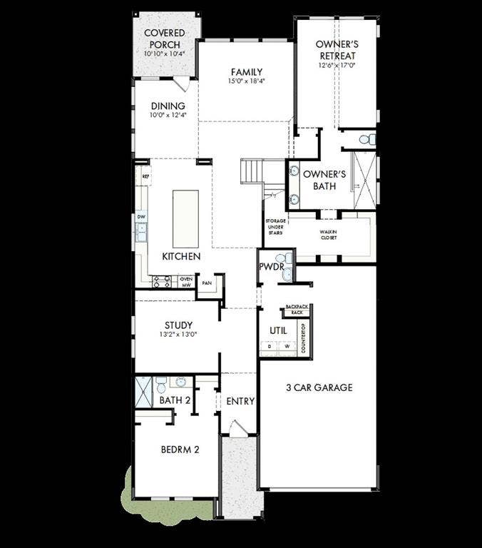 1820 Tye Street, Northlake, TX 76247 Floor plan