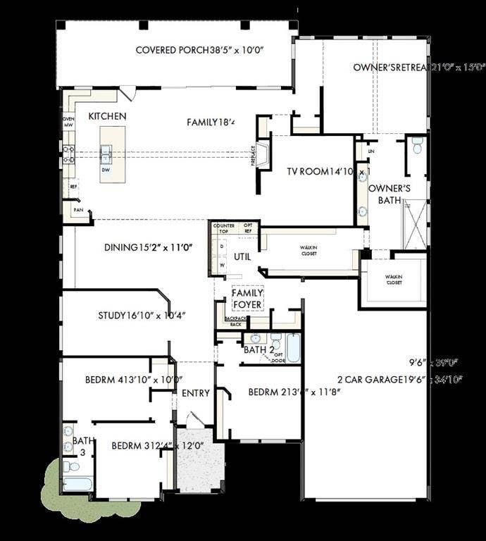 304 Taylor Way, Northlake, TX 76247 Floor plan