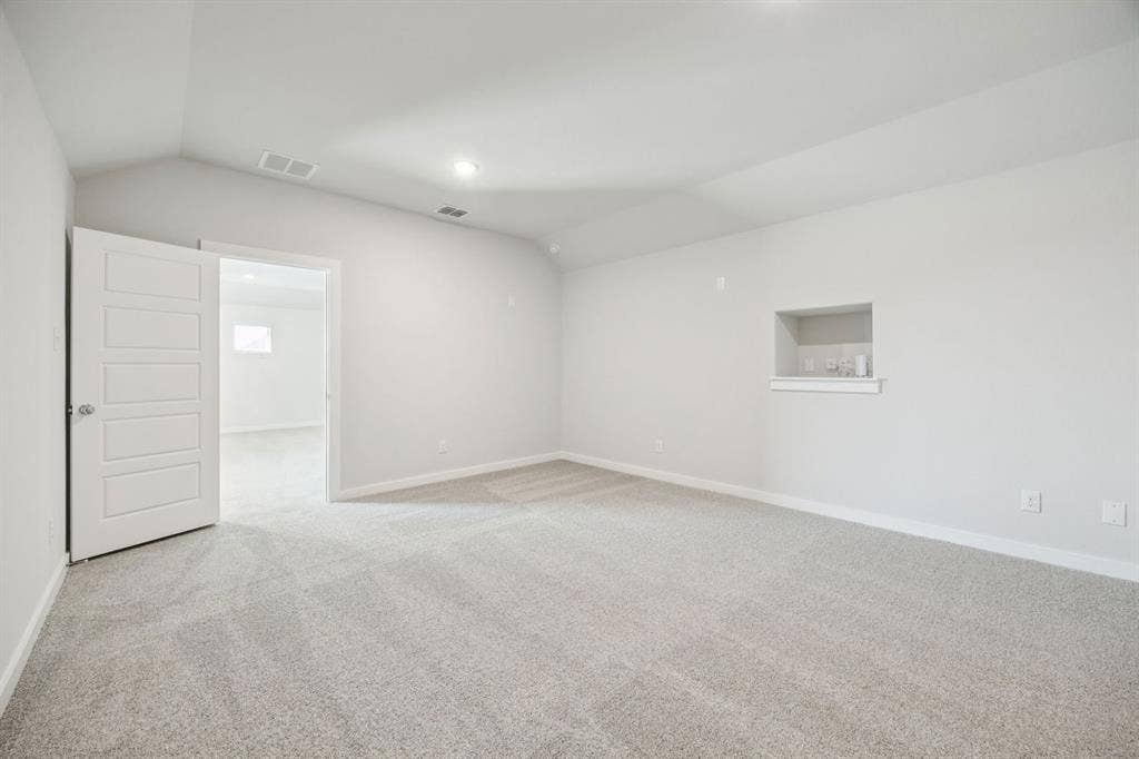Media Room in the Masters home plan by Trophy Signature Homes – REPRESENTATIVE PHOTO