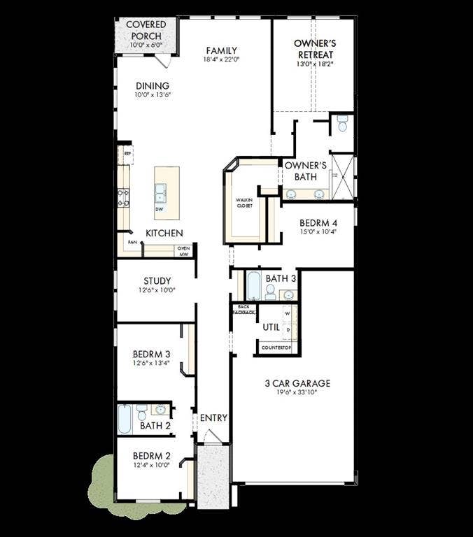 1223 Venture Drive, Northlake, TX 76247 Floor plan