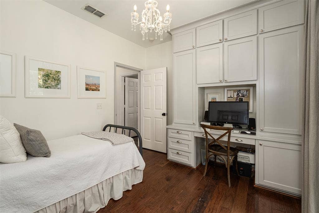 Bedroom 3 with built in desk