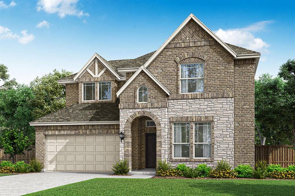 506 Country Brook Lane, Rockwall, TX 75087 Garland-Upgrade-Elevation-B-Masonry
