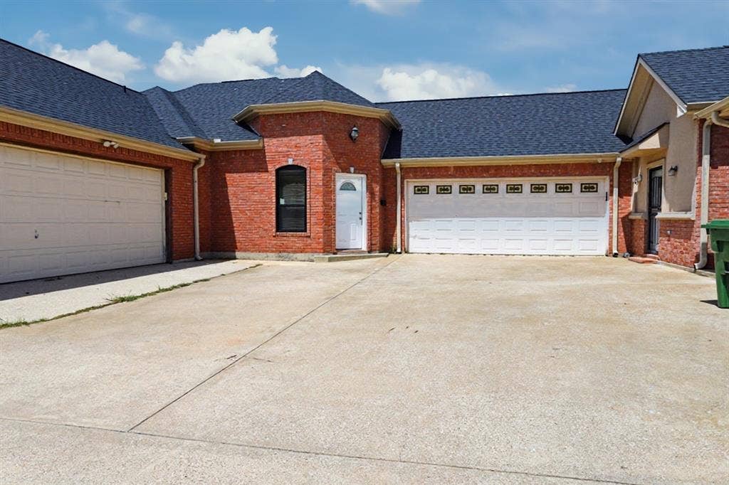 Shows the house is attached to the main house garage on right hand side
