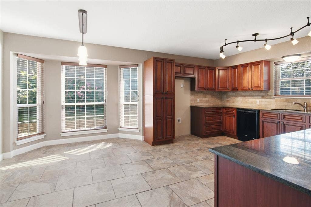 2502 Cranberry Lane, Euless, TX 76039 view of the kitchen from the breakfast area