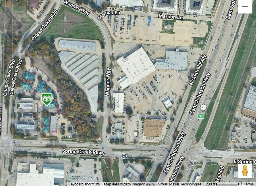 305 W Spring Creek Parkway, #5A, Plano, TX 75023 Aerial Map. Depicting the property's geographic context and surrounding infrastructure