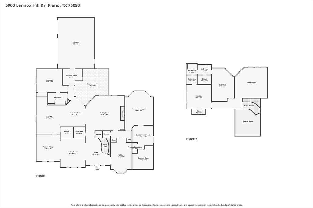 5900 Lennox Hill Drive, Plano, TX 75093 5900 Lennox Hill Drive, Plano, TX 75093