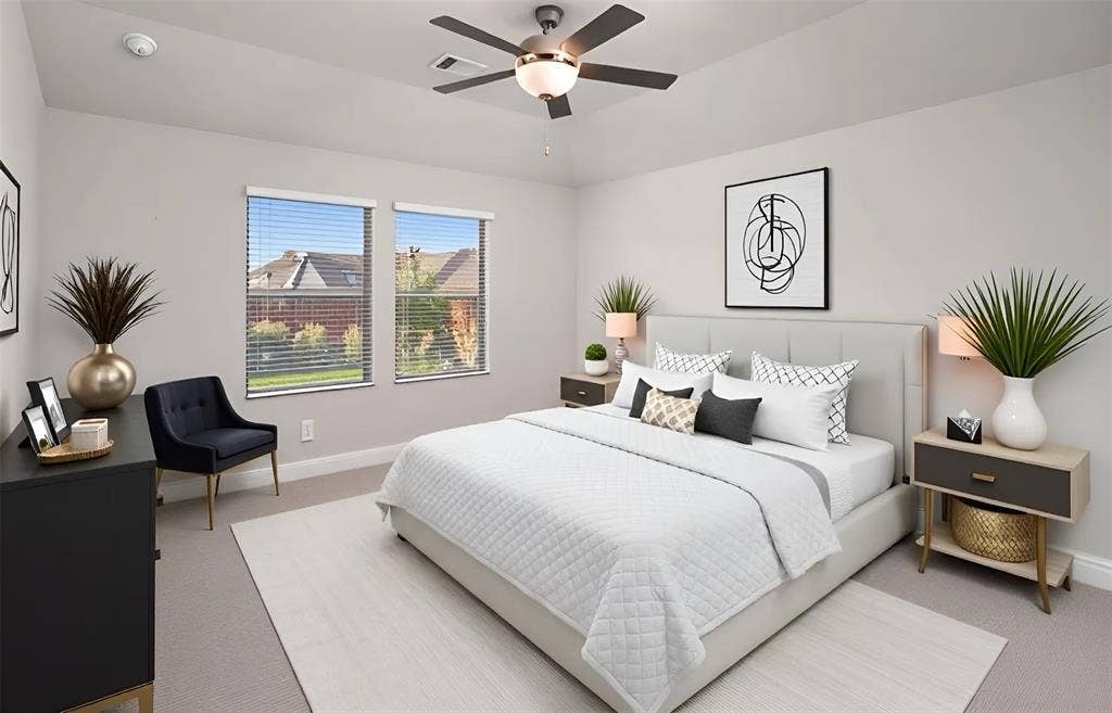 1113 Gardendale Hollow Lane, Anna, TX 75409 Primary Bedroom Virtually Staged