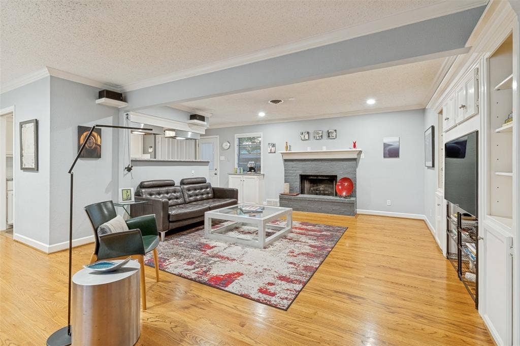 An open floorplan for easy family living.