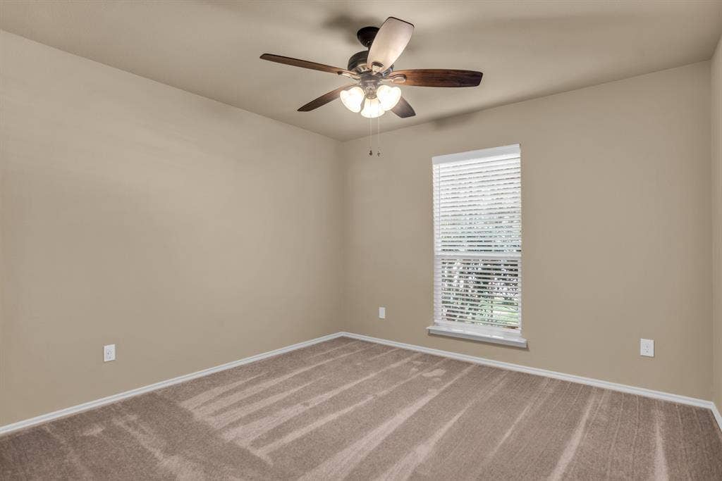 805 Andrews Court, Anna, TX 75409 Secondary bedroom with fresh paint and brand new carpet.