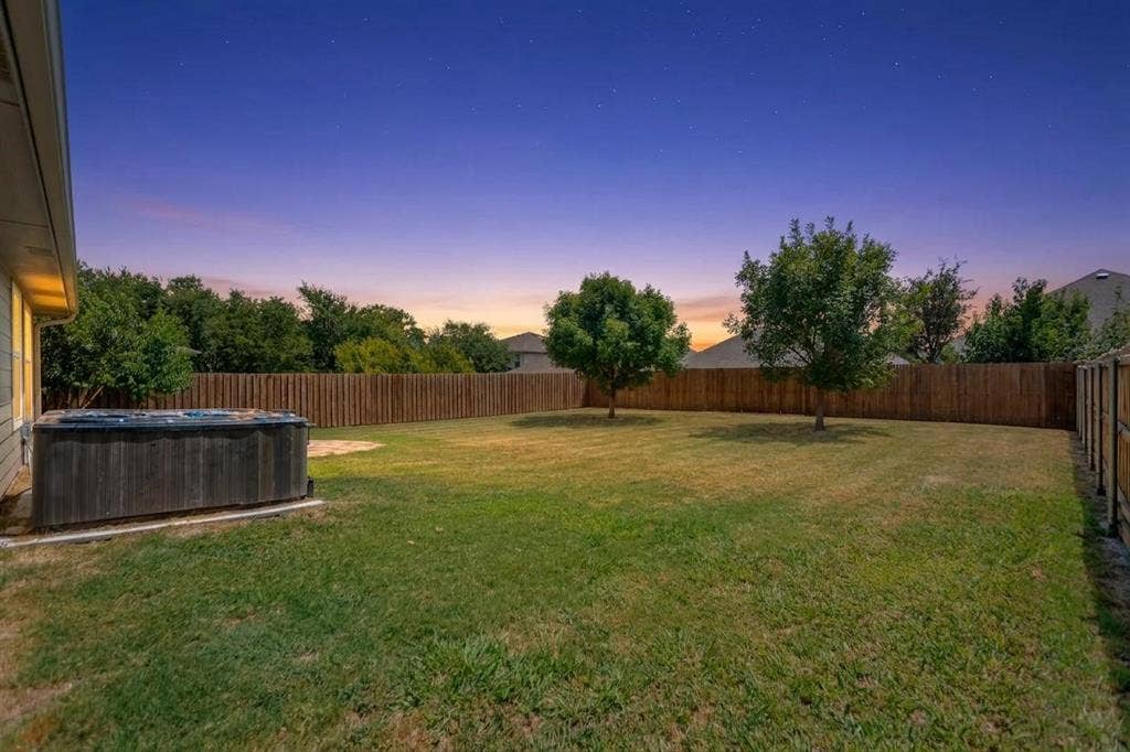 805 Andrews Court, Anna, TX 75409 Twilight view of back yard.