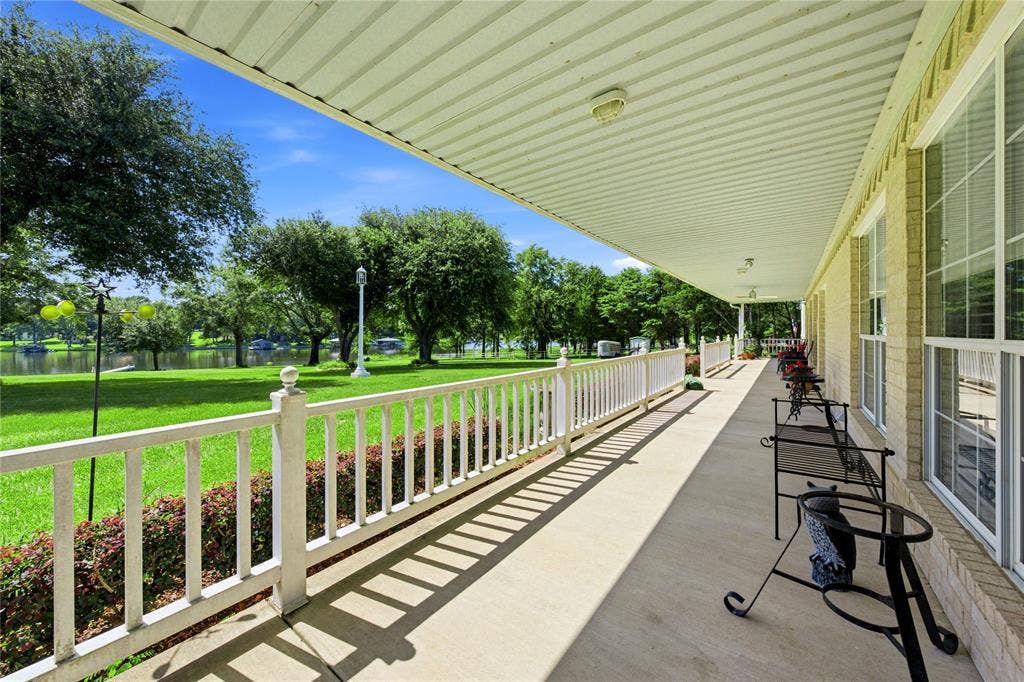 1682 County Road 4825, Athens, TX 75751 Back Porch view of the lake