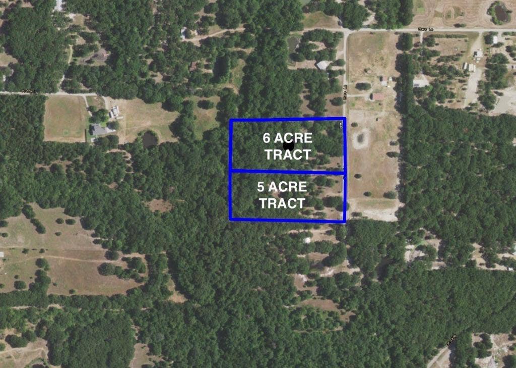 Aerial boundary line from the CAD