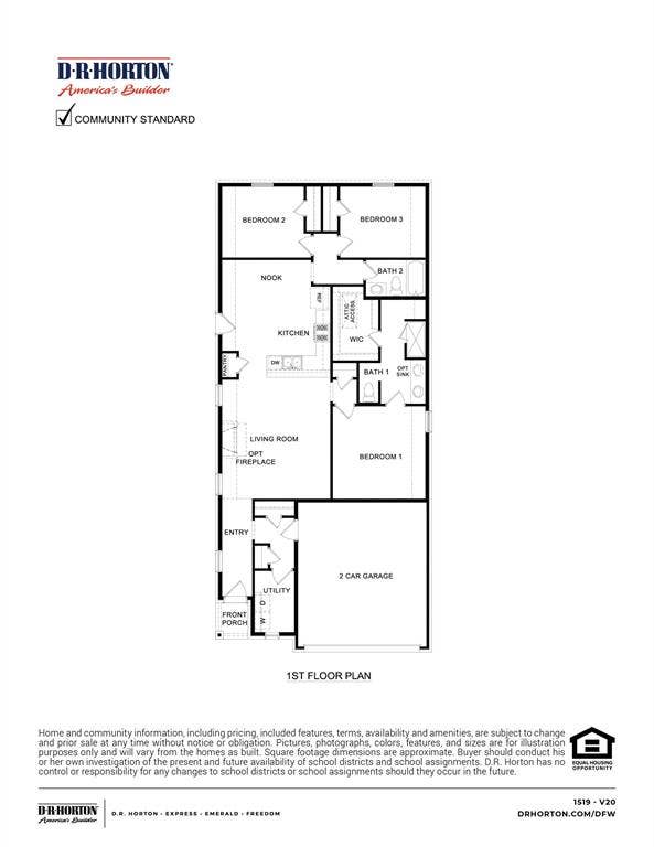 5618 Gannet Place, Crandall, TX 75114 Floor plan