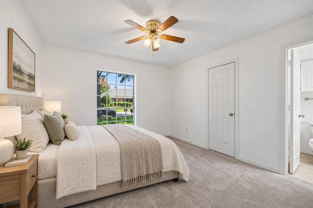 10014 Hickory Crossing, Dallas, TX 75243 Virtually staged bedroom