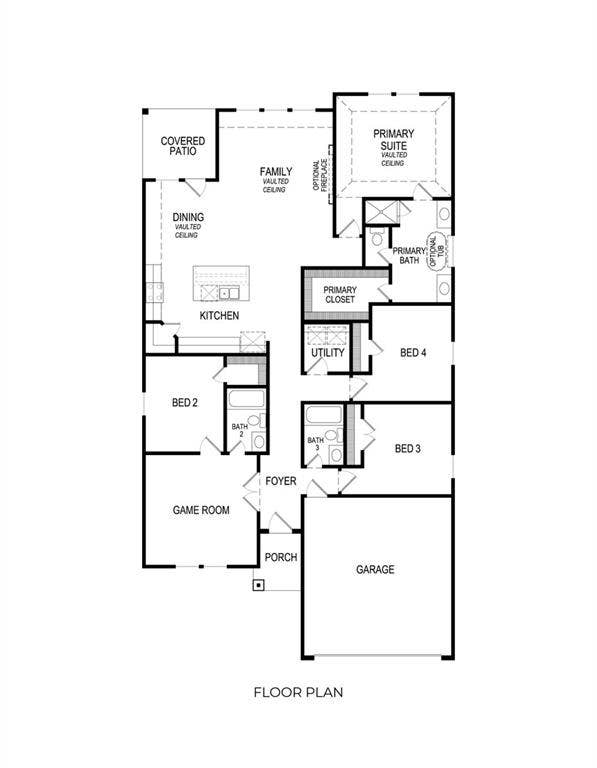 533 Durango Street, Midlothian, TX 76065 Floor Plan