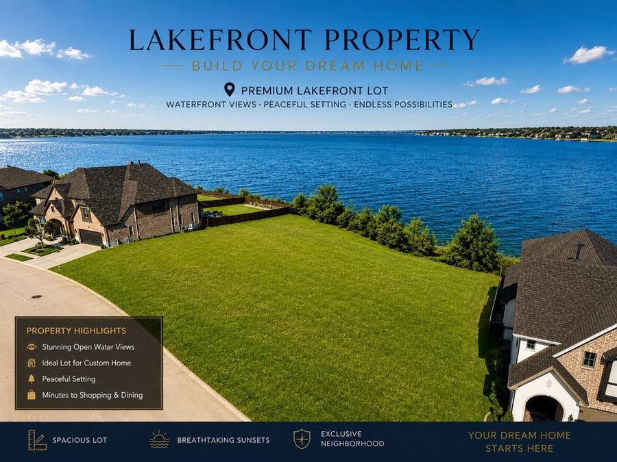 Property photo for 18102 Lakefront Court, Forney, TX