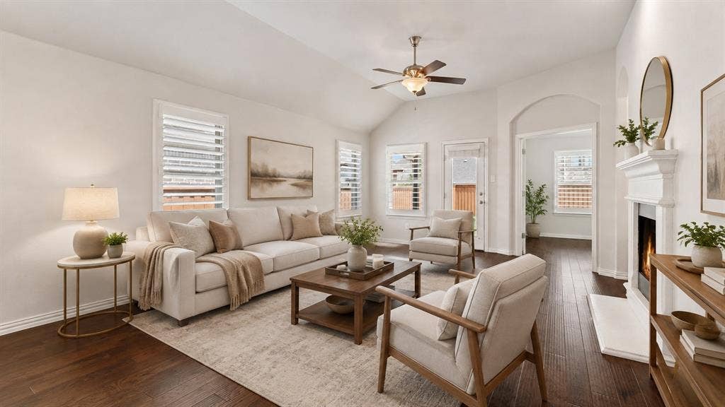 1804 Virtue Port Lane, Wylie, TX 75098 Virtually Staged Living Room