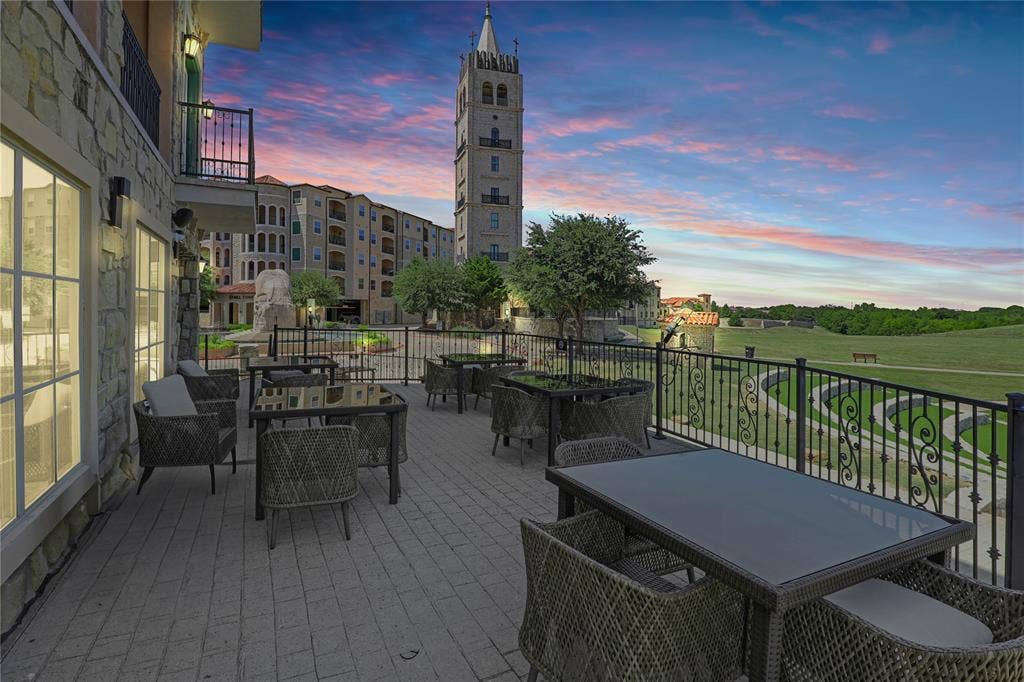 6601 Mediterranean Drive, #6101, McKinney, TX 75072 Stone facade patio with paver flooring