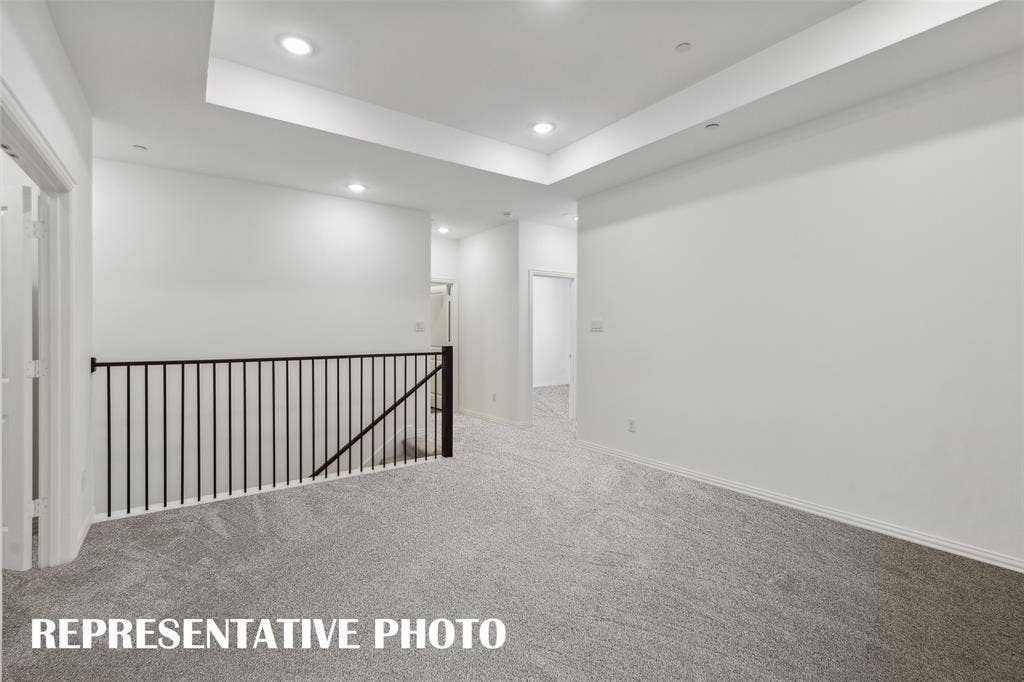Your new upstairs entertainment area features a spacious game room paired with a wonderful media room!