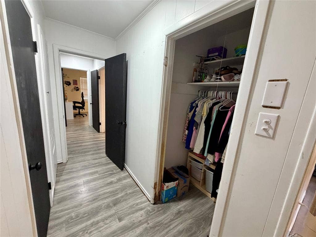 Closet 1 of 2 in primary bedroom