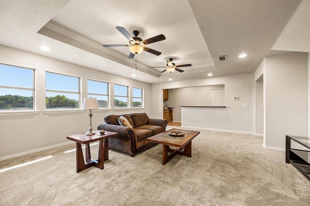 13425 Willow Creek Drive, Haslet, TX 76052 with half bath, wet bar, room for wine fridge