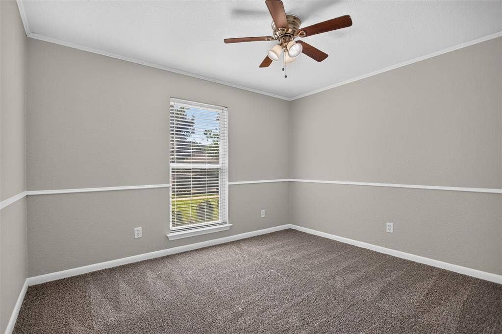 4213 Cheyenne Drive, Rowlett, TX 75088 Bedroom with new carpet.