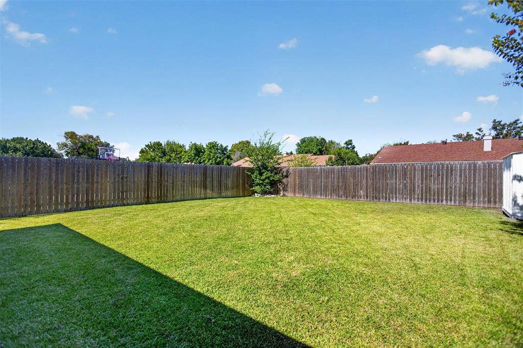 4213 Cheyenne Drive, Rowlett, TX 75088 View from the patio