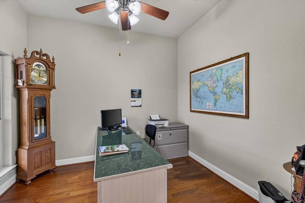 10165 Bantry Lane, Forney, TX 75126 Front office as you enter with windows looking out onto the front porch