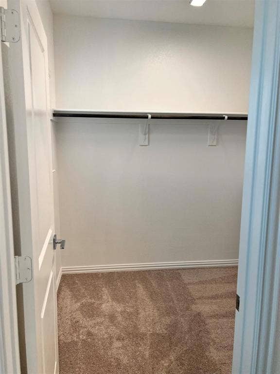 1054 Old Rosebud Drive, Allen, TX 75013 Carpeted closet with white walls and a single hanging rod