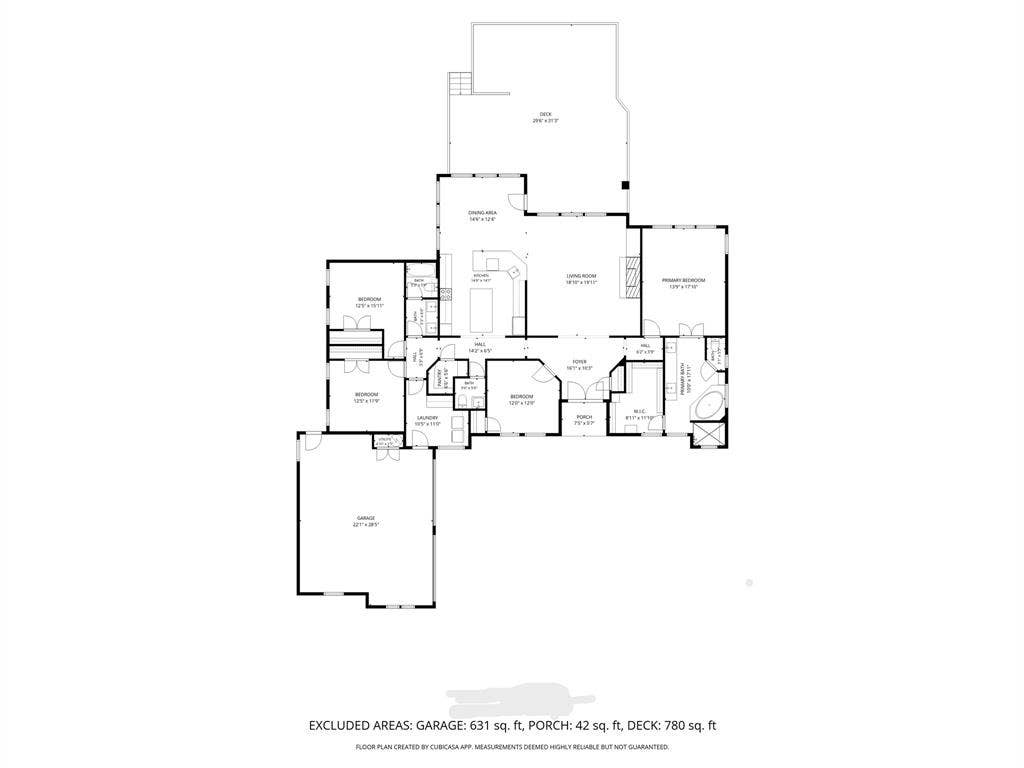 Floor plan- Measurements are approximate and should be verified by all parties.