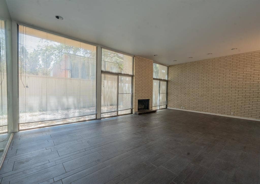 2818 Welborn Drive, #9, Dallas, TX 75219 Very large living area with fireplace