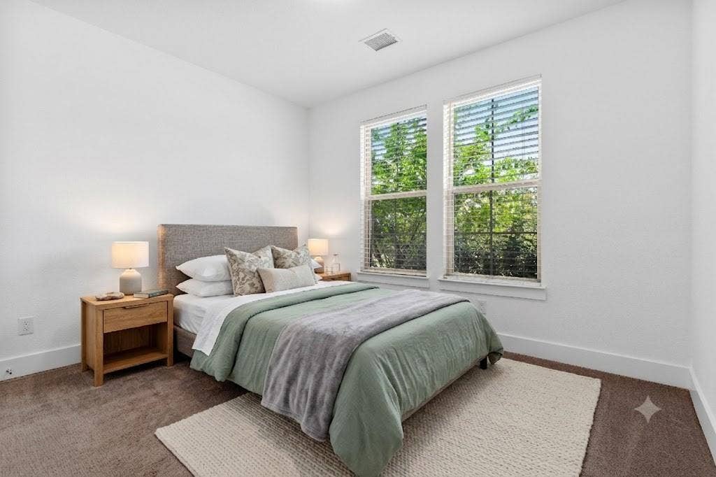 942 Lawless Lane, Fate, TX 75087 AI Generated Guest Bedroom; Split floorplan