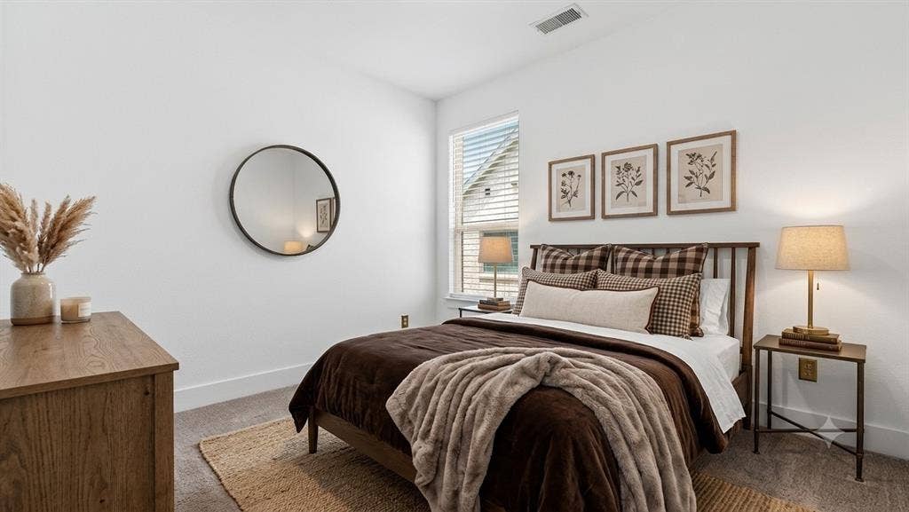 942 Lawless Lane, Fate, TX 75087 AI Generated Guest Bedroom